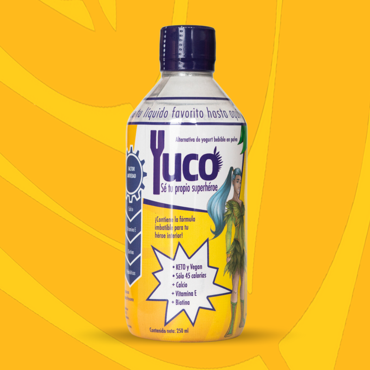 Alternativa de Bebida tipo Yogurt sin Lactosa con Factor Antiedad (Six-Pack)