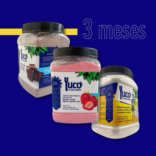 Membresía 3 o 6 meses | Tu Yuco a un menor precio | Suplemento Vegano con Factor Antiedad