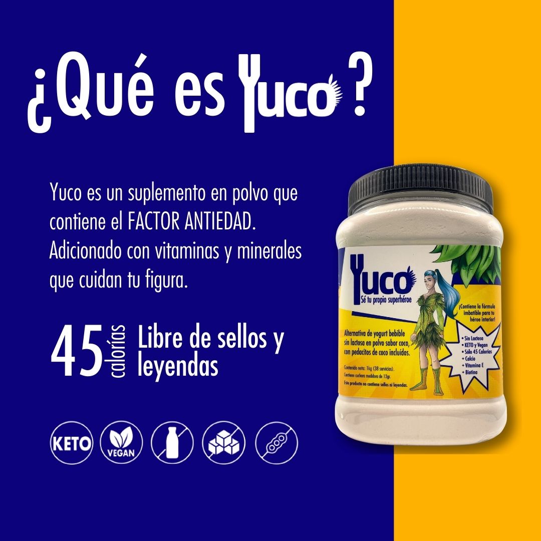 Suplemento Vegano con Factor Antiedad Sabor Coco (1 kilo)