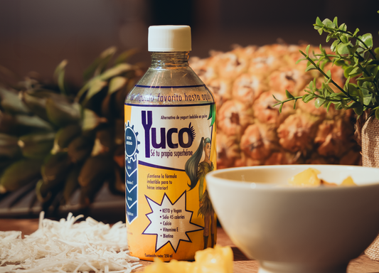 Yuco yogurt sin lactosa sabor coco antiedad piña