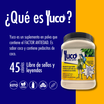 Suplemento Vegano con Factor Antiedad Sabor Coco (1 kilo)