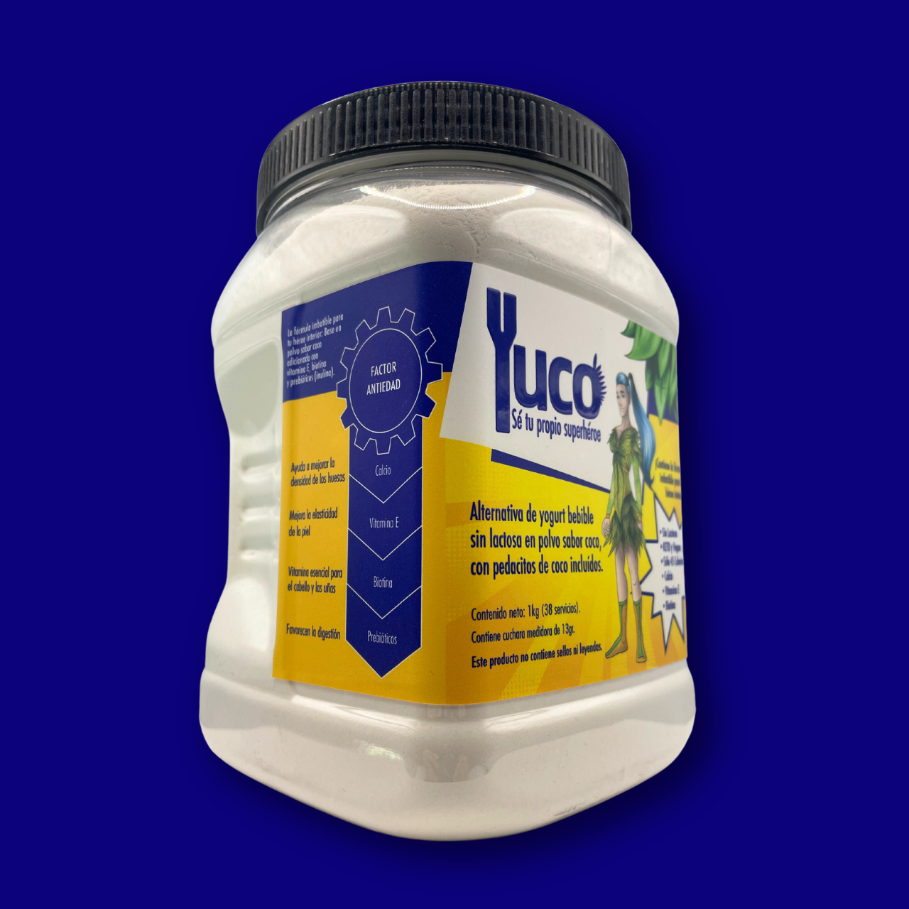 Alternativa de Bebida tipo Yogurt sin Lactosa con Factor Antiedad (1 kilo)
